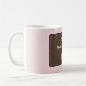 Schattige chocolade spreuk koffiemok (Links)