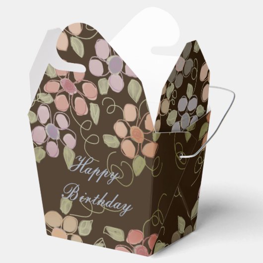 Schattige Chocoladebloem Favoriet Box Bedankdoosjes (Geopend)