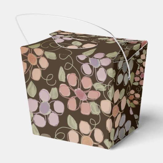 Schattige Chocoladebloem Favoriet Box Bedankdoosjes (Achterkant)