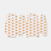 Schattige chocoladekoekje en melkglas bedankdoosjes (Uitgevouwen)