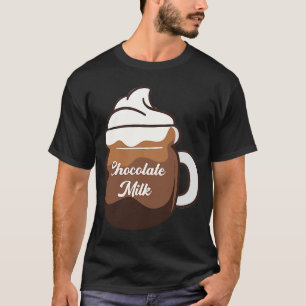 Schattige Chocolademelk Eten Eter Grafisch T-shirt