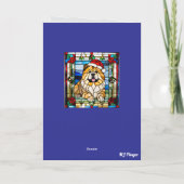 Schattige Chow Chow-hond Kerstmis Kaart (Achterkant)