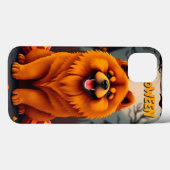 Schattige Chow Chow-hond viert Halloween Case-Mate iPhone Case (Achterkant (horizontaal))