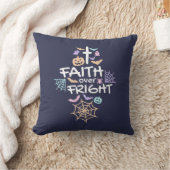 Schattige Christelijk Halloween Faith Over Fright Kussen (Deken)
