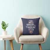 Schattige Christelijk Halloween Faith Over Fright Kussen (Stoel)