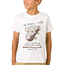 Schattige Christelijk Slapen Koala Psalm 4 Bijbel