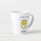 Schattige Christelijk "Warm & Gezellig in Jesus" m Latte Mok (Rechterhoek)