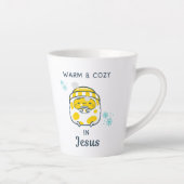Schattige Christelijk "Warm & Gezellig in Jesus" m Latte Mok (Rechts)