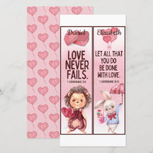 Schattige christelijke liefde Bijbelverzen Kindere