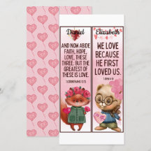 Schattige christelijke liefde Bijbelverzen Kindere