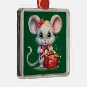 Schattige Christmas Mouse Ornament (Rechts)