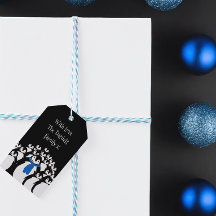 Schattige Christmas Penguin gepersonaliseerd gesch