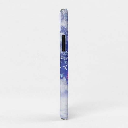 Schattige Christmas Penguin iPhone Case (Achterkant/rechts)