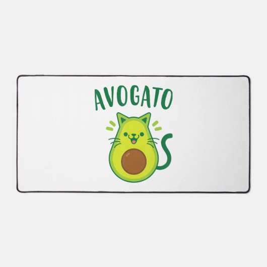 Schattige Cinco de Mayo Avogato Avocado Cat Funny  Bureaumat (Voorkant)