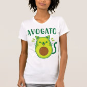 Schattige Cinco de Mayo Avogato Avocado Cat Funny  T-shirt (Voorkant)