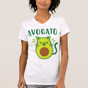 Schattige Cinco de Mayo Avogato Avocado Cat Funny  T-shirt