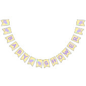 Schattige circus | Baby shower olifant jongen of m Vlaggetjes (Alle)