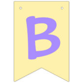 Schattige circus | Baby shower olifant jongen of m Vlaggetjes (Derde vlag)