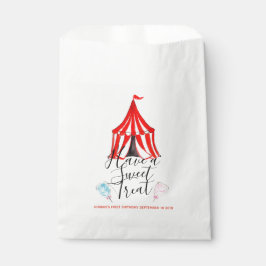 Schattige Circus Carnaval kind Party Favor Bag Bedankzakje