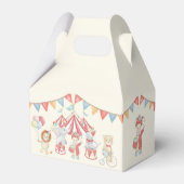 Schattige Circus Carnaval Show Verjaardagsfeest Bedankdoosjes (Achterkant)