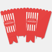 Schattige Circus party popcorn Bedankdoosjes (Ongevouwen)