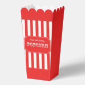 Schattige Circus party popcorn Bedankdoosjes (Voorkant)