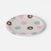 Schattige cirkelvormig donut papier Bord (Gekanteld)