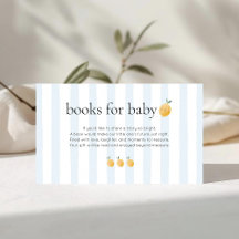 Schattige Citroen Baby Shower Boeken Voor Baby