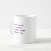 Schattige citroencupcake koffiemok (Voorkant links)