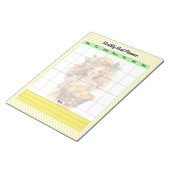 Schattige Citroenpastei Maandelijks Maaltijden Pla Notitieblok (Schuin)