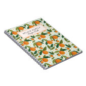 Schattige Citrus Schattige Gepersonaliseerd Famili Notitieboek (Rechterzijde)