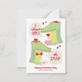 Schattige Classroom Kind Valentijnsdag Kaarten Notitiekaartje (Voorkant)