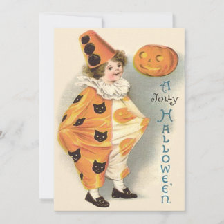 Schattige Clown Jack O Lantern Pompoen
