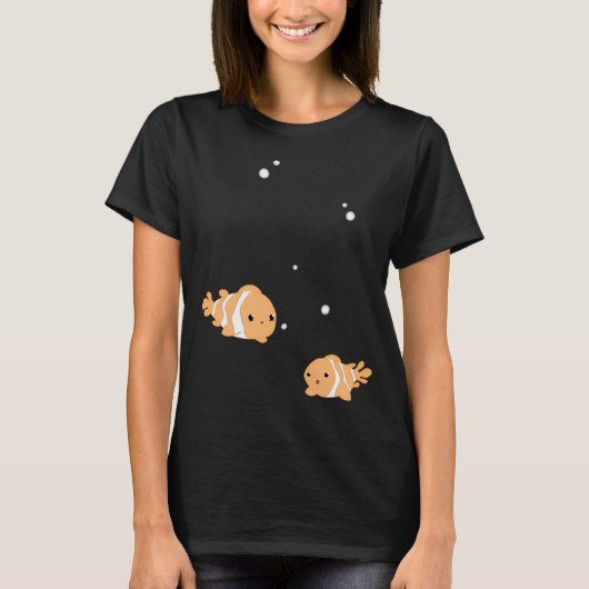 Schattige clownvis t-shirt (Voorkant)