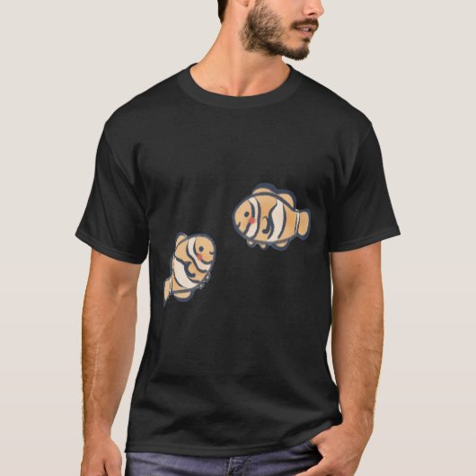 Schattige clownvis t-shirt (Voorkant)