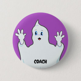Schattige Coach Ginger Geest Ronde Button 5,7 Cm
