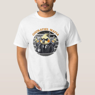 Schattige Cockatiel Graphics voor Vogelliefhebbers T-shirt