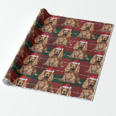 Schattige Cocker Spaniel Leuk Hond Liefhebber Kers Cadeaupapier (Uitgerold)