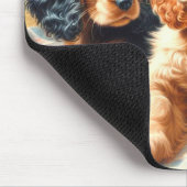 Schattige Cocker Spaniel schilderij Muismat (Hoek)