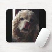 SCHATTIGE COCKER SPANIEL SENDS KISS MOUSEPAD MUISMAT (Met muis)