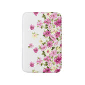 Schattige Colorful Girly Blooming Flowers Badmat (Voorkant Verticaal)