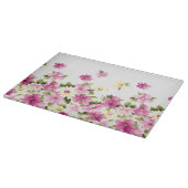 Schattige Colorful Girly Blooming Flowers Snijplank (Hoek)