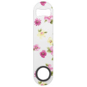 Schattige Colorful Girly Blooming Flowers Speed Flessenopener (Voorkant)