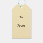 Schattige Comic Book Style Baby Stickers Cadeaulabel (Achterkant)