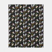 Schattige Confetti Geest Halloween Fleece Deken (Voorkant)