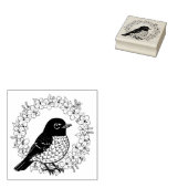 Schattige Connecticut-vogel met Mirabilis Rubberstempel (Gestempeld)
