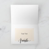 Schattige Cookie en Milk kawaii beste vriend Bedankkaart (Binnen)