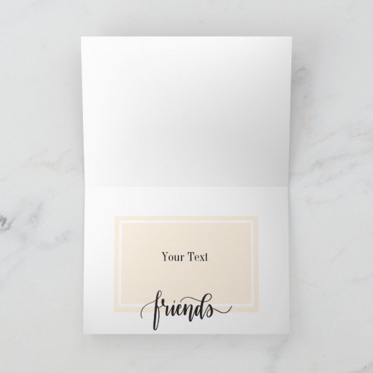 Schattige Cookie en Milk kawaii beste vriend Bedankkaart (Binnen)