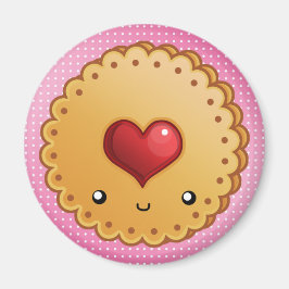 Schattige cookie magneet