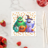 Schattige & cool, Halloween monsters Servet (Insitu)